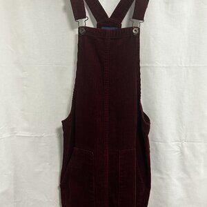 Arizona Jean Co, Maroon Jumper Dress, Juniors, Size XS